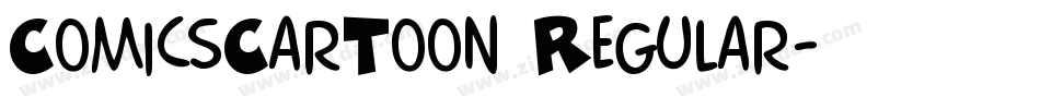 ComicsCarToon Regular字体转换